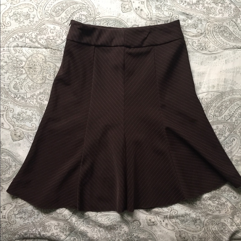 Pinstripe skirt